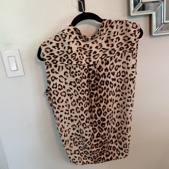 Leopard Print Silk equipment blouse - Picture 5 of 5